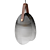  Conch Glass Pendant Leather Lamp 3D model small image 2