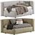 Convertible Sofa Bed Hill S 3D model small image 1