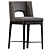 Modern Bar Stool Set with VRay & Corona Compatibility 3D model small image 1