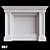 Customizable Gypsum Fireplace Portal 3D model small image 2