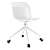 Minimalist White Chair Design 3D model small image 3