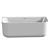 Tellkamp Piacere Back-to-Wall Bath 3D model small image 3