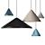 Contemporary North Hanging Lamps by Vibia 3D model small image 2