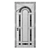 Baroque Style Classic Door 3D model small image 3