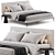 Sleek design BoConcept Arlington Bed 3D model small image 1