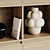 Scandi Decor Shelf with Objects 3D model small image 3