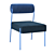 Sleek Modern Marni Dining Chair 3D model small image 2