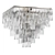 Asymmetric Deco Crystal Chandelier 3D model small image 1