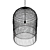 Modern Rattan Net Pendant 3D model small image 2