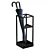 Modern Iron Umbrella Stand Holder 3D model small image 1