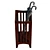 Solid Wood Umbrella Stand, UV Unwrapped 3D model small image 3