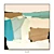 Abstract Canvas Photo Frame Set 3D model small image 2