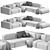  Siori FOBO Modular Sofa: Contemporary Design 3D model small image 6