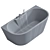 ABBER AB9299 Acrylic Bathtub 3Ds Max Model 3D model small image 4