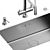  Omoikiri Sinks and Mixers 3D model small image 4