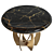 Earthy Boulder Side Table 3D model small image 4