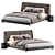 Modern Luxury Spencar Bed Collection 3D model small image 3