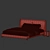 Modern Luxury Spencar Bed Collection 3D model small image 6