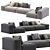 Boca Navi Sofa Set 2 3D model small image 3