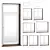 Customizable PVC Windows with Sills 3D model small image 1