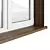 Customizable PVC Windows with Sills 3D model small image 3