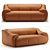 Luxury De Sede DS-705 Sofa 3D model small image 1