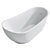 ABBER AB9288 Acrylic Bathtub 3D model small image 3
