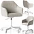 Swivel Chair with Color Customization 3D model small image 1