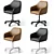 Swivel Chair with Color Customization 3D model small image 3