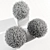 Artificial Topiary Ball Bush 2 3D model small image 6