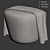 Contemporary Beat Pouf Andreu World 3D model small image 4