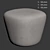 Contemporary Beat Pouf Andreu World 3D model small image 5