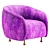 Luxury Lucien Chair 3D Model 3D model small image 3