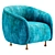 Luxury Lucien Chair 3D Model 3D model small image 5