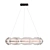 Modern LED Luminaire Chandelier 3D model small image 2