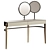 Chloe Dressing Table with Exceptional Craftsmanship 3D model small image 2