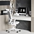 Modern Home Office Furniture Set 3D model small image 2