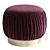 Modern Boho Pouf Exported FBX 3D model small image 1