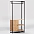 Paska Wooden/Metal Wardrobe, La Redoute 3D model small image 1