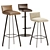 Modern Fabric Barstool GREG Variants 3D model small image 1