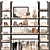 Modern Beige Wardrobe Loft Shelving 3D model small image 4