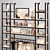 Modern Beige Wardrobe Loft Shelving 3D model small image 5