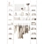 Modern Beige Wardrobe Loft Shelving 3D model small image 6