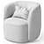 Tailored Menik Chair with Cushion 3D model small image 9