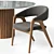 Belize Round Dining Set with Arc Dining Armchair 3D model small image 5