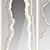 Decorative Plaster Wall & Mirror 3D model small image 3