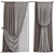 Custom 3D Curtain Design 3D model small image 1