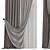 Custom 3D Curtain Design 3D model small image 2