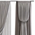 Custom 3D Curtain Design 3D model small image 3