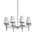 Modern Ventana 8-Light Chandelier 3D model small image 3